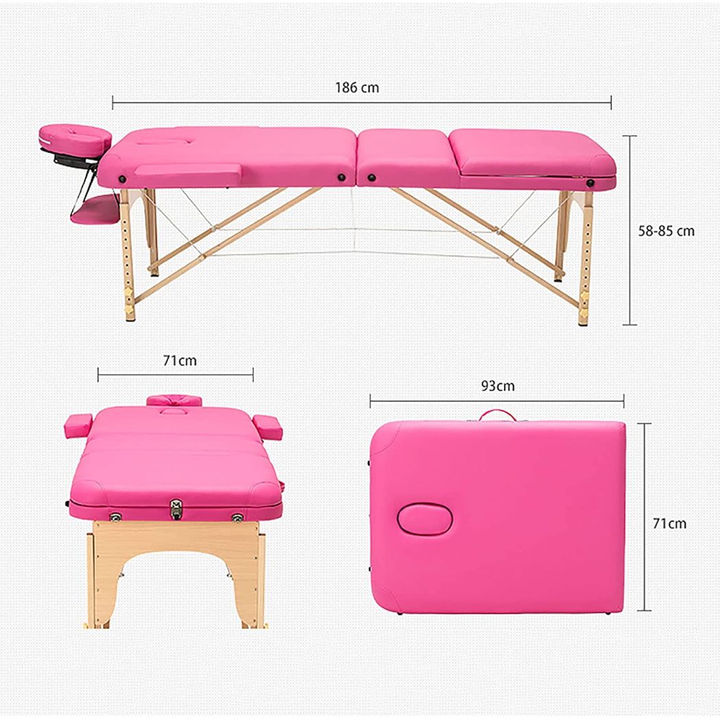 Beauty Salon Professional Portable Folding Facial Massage Bed 